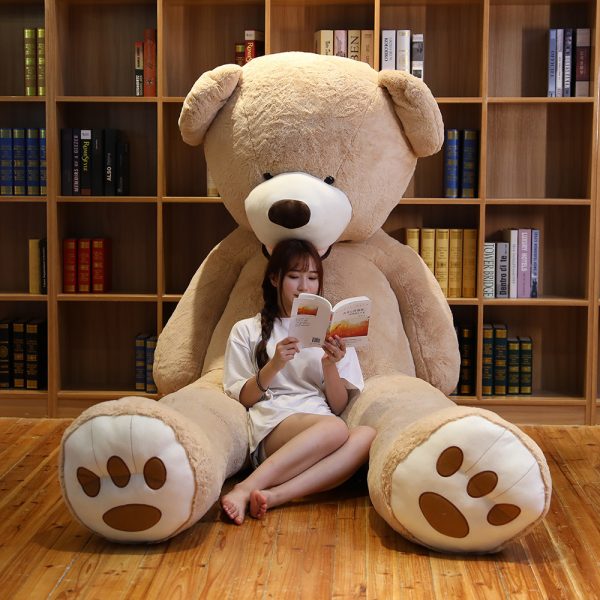 American Big Bear Plush Toy Teddy Panda Extra Large Stuffed Animal Hugging Bear Brown Bear Doll Toy Cross-border Gift